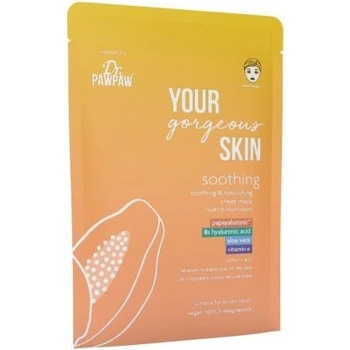 Dr. Pawpaw Your Gorgeous Skin Soothing Sheet Mask 25 ml