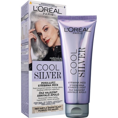 L'Oréal Cool Silver farba na vlasy Perleťová biela