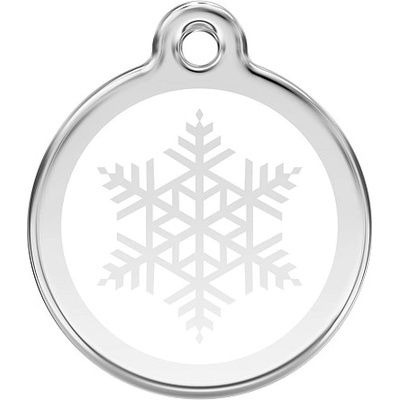 Red Dingo Sněhová vločka bílá S 20 mm – Zbozi.Blesk.cz