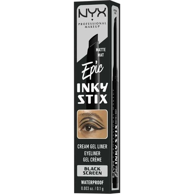 NYX Professional Makeup Makeup Epic Inky Stix krémová gelová oční linka Oční linka Černá 0,1 g
