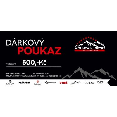 Dárkový poukaz 500Kč