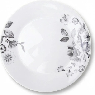 talíř d23cm mělký SUSANNE, květiny, porcelán