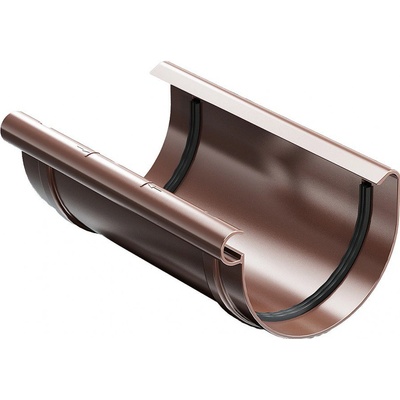 Gutta Aqua spojka pvc žlabu – 75 mm hnědá