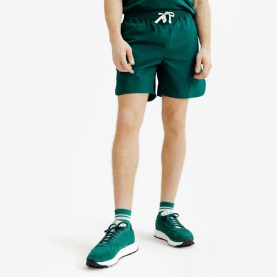 Decathlon pánske plátené šortky zelené