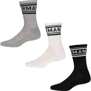Image 1 of Ben Sherman Чорапи Ben Sherman Mens 3 Pack Sport Socks - White/Blck/Grey