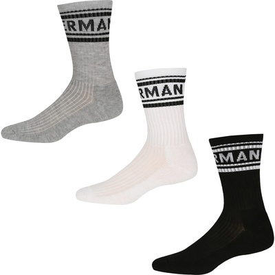 Ben Sherman Чорапи Ben Sherman Mens 3 Pack Sport Socks - White/Blck/Grey