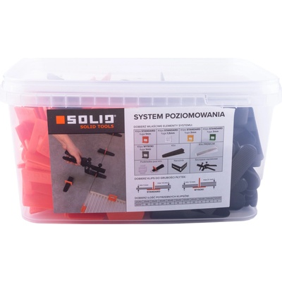 PRODOMOS line Sada SET SOLID 1 mm 100 spon + 50 klínků + kleště