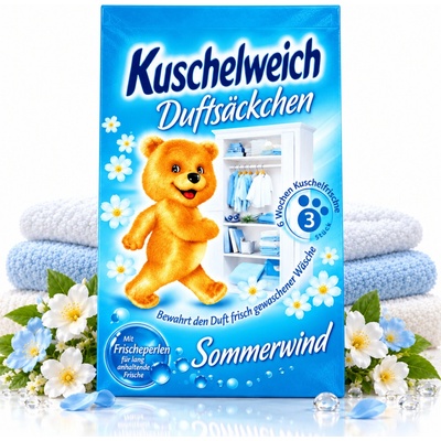 Kuschelweich Sommerwind vonné sáčky do skříně 3 ks – Zboží Dáma