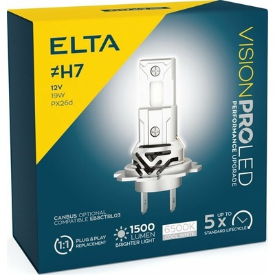 Elta Vision PRO LEDx2 H7 PX26d 12V 15W 2 ks