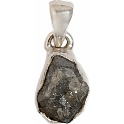 Nefertitis Diamant přírodní surový přívěsek stříbro P271 NF62689