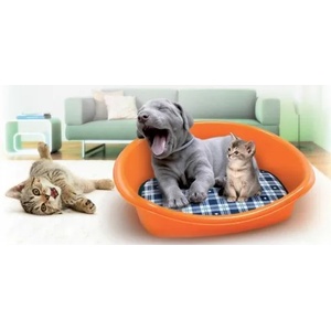 GEORPLAST Пластмасово легло за куче и коте 46х35х18 см georplast 10560