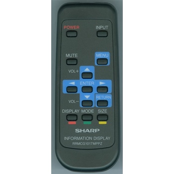 съвместим SHARP RRMCG1017MPPZ - съвместимо дистанционно управление на марката General (RRMCG1017MPPZ)