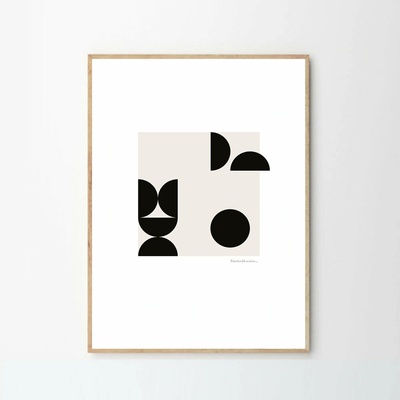 Moikka Plagát Balancing Objects 01 by Mille Henriksen 50x70 cm