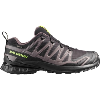 Salomon Мъжки мултиспорт обувки Salomon XA Pro 3D V9 GTX Multisport shoes - Black / Dark Gull Gray / Acid Lime - размер 41 1/3 (EU) (022-0949-1713)