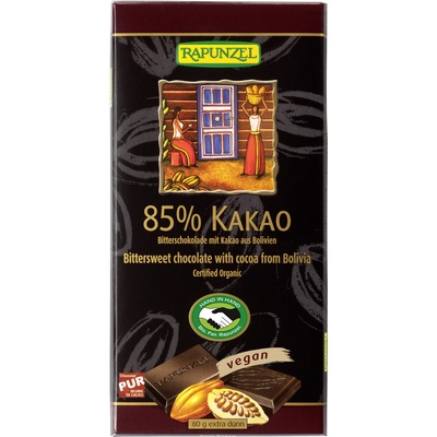 Rapunzel Čokoláda horká 85% BIO 80 g