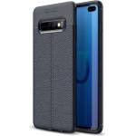 Gigapack Samsung S10 Plus GIGAPACK силиконов калъф за телефон, удароустойчив, с шевни мотиви, ТЪМНОСИНЬО (GP-84794)