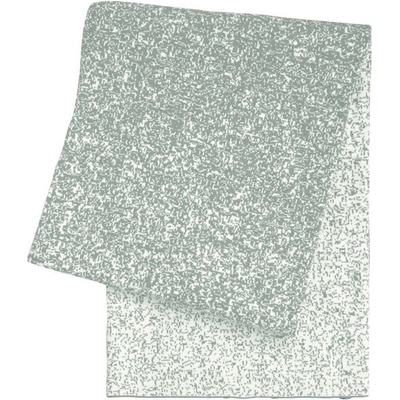 SCANquilt pletený pléd Design ombre smetanovošedá střední 130x200