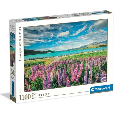 Clementoni 1500ч. Пъзел High Quality Collection Lupins at Lake Tekapo (1012065F)