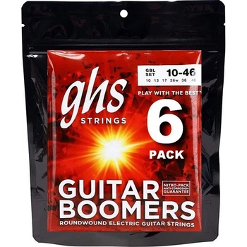 GHS GBL Guitar Boomers 010-046, 6-Pack