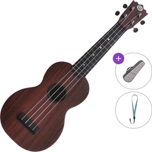 Pasadena WU-21W(BK) Basic SET Wood Grain (Black) Сопрано укулеле