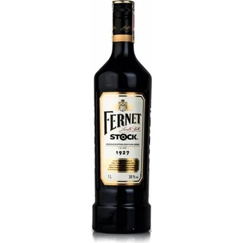 FERNET Stock likér 38% 1 l (čistá fľaša)