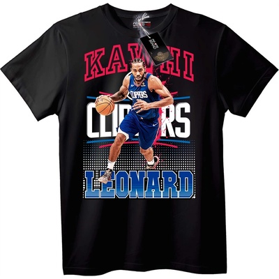NOONEBRAND Тениска Kawhi Leonard Clippers Баскетбол - 4XL, Black