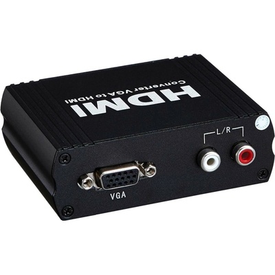 PremiumCord VGA+stereo audio elektronický konvertor na rozhraní HDMI, khcon-24
