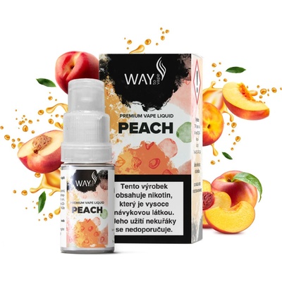 WAY to Vape Peach 10 ml 12 mg
