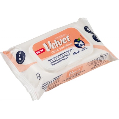 VELVET Ubrousky ultra sensitive 48 ks