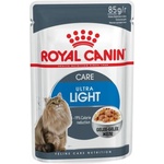 Royal Canin Ultra Light пауч хапки в сос за котки над 1 година, склонни към напълняване 85gr