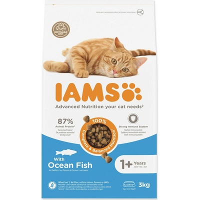 IAMS Cat Adult All Breeds Ocean Fish 3 kg