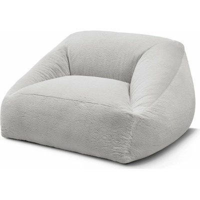 Bobochic Paris Lilibet sedací vak světlá/šedá 125 cm x 77 cm x 125 cm