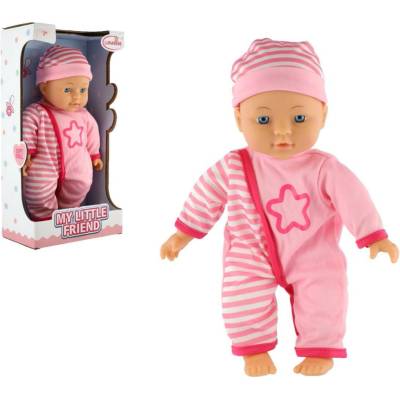 Teddies miminko 30 cm měkké tělo růžová