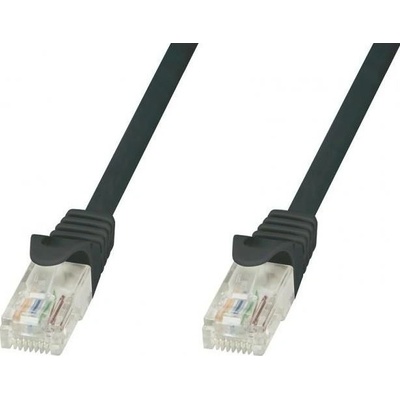TECHLY ICOC CCA5U-005-BKT мрежов кабел Черен 0, 5 м Cat5e U/UTP (UTP) (024070)