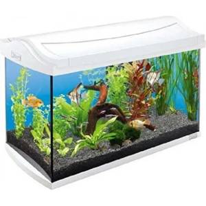 Tetra AquaArt Aquarium Complete Set 60L - оборудван аквариум - БЯЛ - 61 x 33, 5 x 42, 7 см