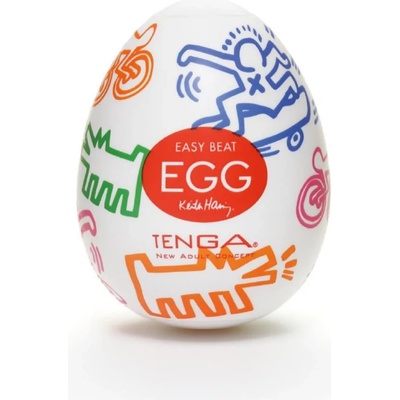 Мастурбатор яйце, почувствайте улицата - Keith Haring Egg Street (TENGA00141)