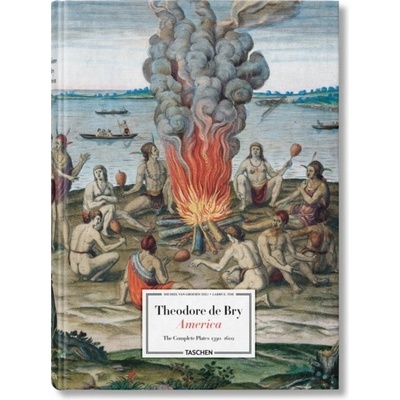 Theodore de Bry. America Groesen Michiel vanPevná vazba