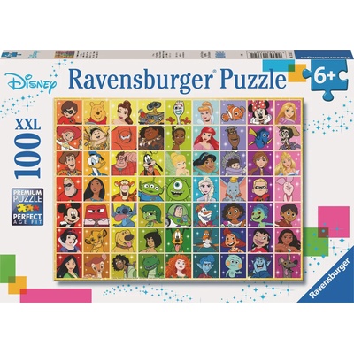 Ravensburger - Puzzle Disney: Characters XXL - 100 piese