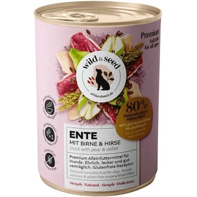 Wild&Seed Dog kačica 400 g