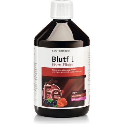 Sanct Bernhard Blutfit Elixír se železem 500 ml