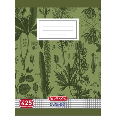 Herlitz Zošit A4 štvorčekový 425