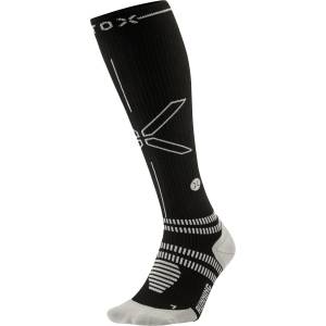 STOX Energy Socks Дамски чорапи за бягане STOX Energy Socks Women's Running Socks - Black / Light Grey - размер 34-36 (EU) (207-2122-0111)
