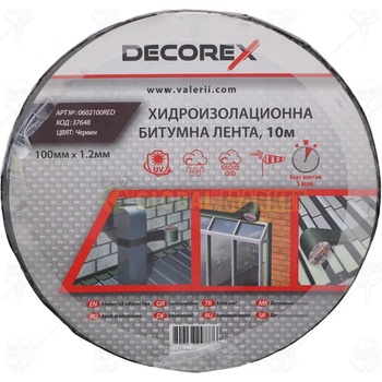 Decorexpredpazn ЛЕНТА БИТУМНА ЗА ХИДРОИЗОЛАЦИЯ ЧЕРВЕНА (37648)