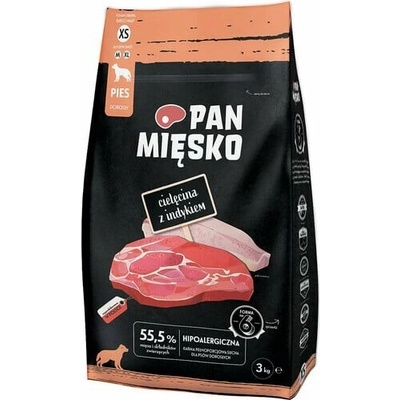 Pan Mięsko Telecí maso s krůtou XS 2 x 3 kg