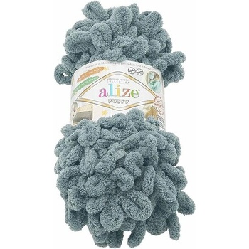 Vlnika Puffy 100 g - 87 tmavo šedá