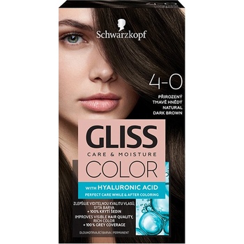 Schwarzkopf Gliss Color 4-0 Tmavohnedý