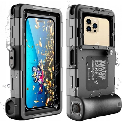 Púzdro TECH-PROTECT IPX8 UNIVERSAL DIVING WATERPROOF CASE čierne
