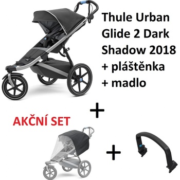 Thule Urban Glide 2 Dark Shadow 2018 + pláštěnka + madlo