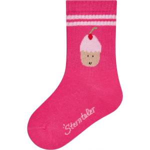 Sterntaler Детски спортни чорапи Sterntaler Kids' Socks Muffin Sports socks - Magenta - размер 22 (EU) (207-1252-0111)