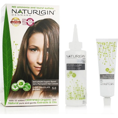NATURIGIN Permanent Hair Colour Боя за коса 115 ml цвят Light Chocolate Brown 5.0